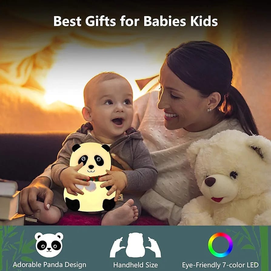 𝗖𝘂𝘁𝗲 𝗣𝗮𝗻𝗱𝗮 𝗦𝗾𝘂𝗶𝘀𝗵𝘆 𝗡𝗶𝗴𝗵𝘁 𝗟𝗶𝗴𝗵𝘁 - 𝗧𝗮𝗽 & 𝗥𝗲𝗺𝗼𝘁𝗲 𝗖𝗼𝗻𝘁𝗿𝗼𝗹